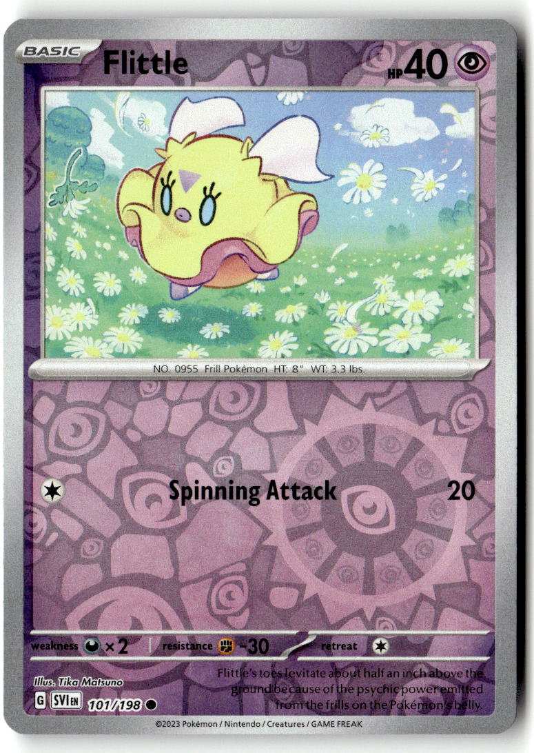 Front of Flittle 101/198 from Scarlet & Violet Base Set