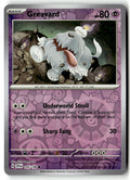 Front of Greavard 105/198 from Scarlet & Violet Base Set