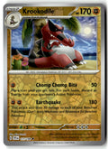 Front of Krookodile 117/198 from Scarlet & Violet Base Set