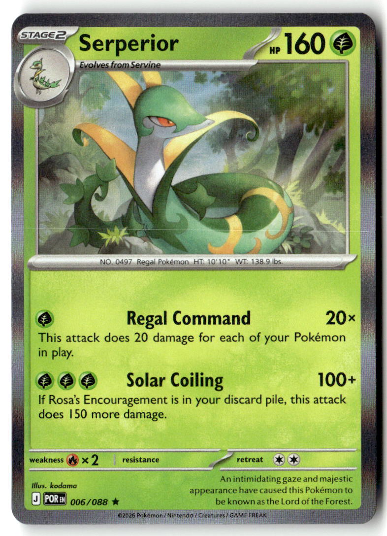 Front of Serperior 006/088 from Perfect Order