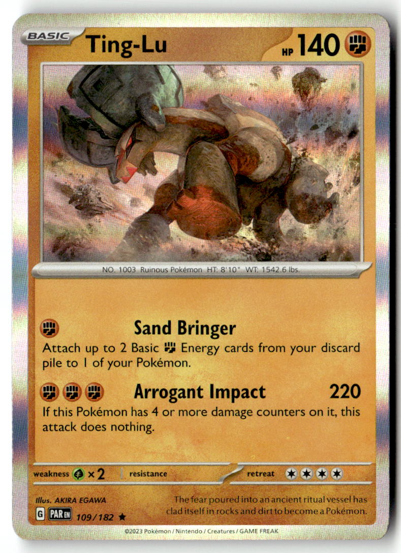 Front of Ting-Lu 109/182 from Paradox Rift