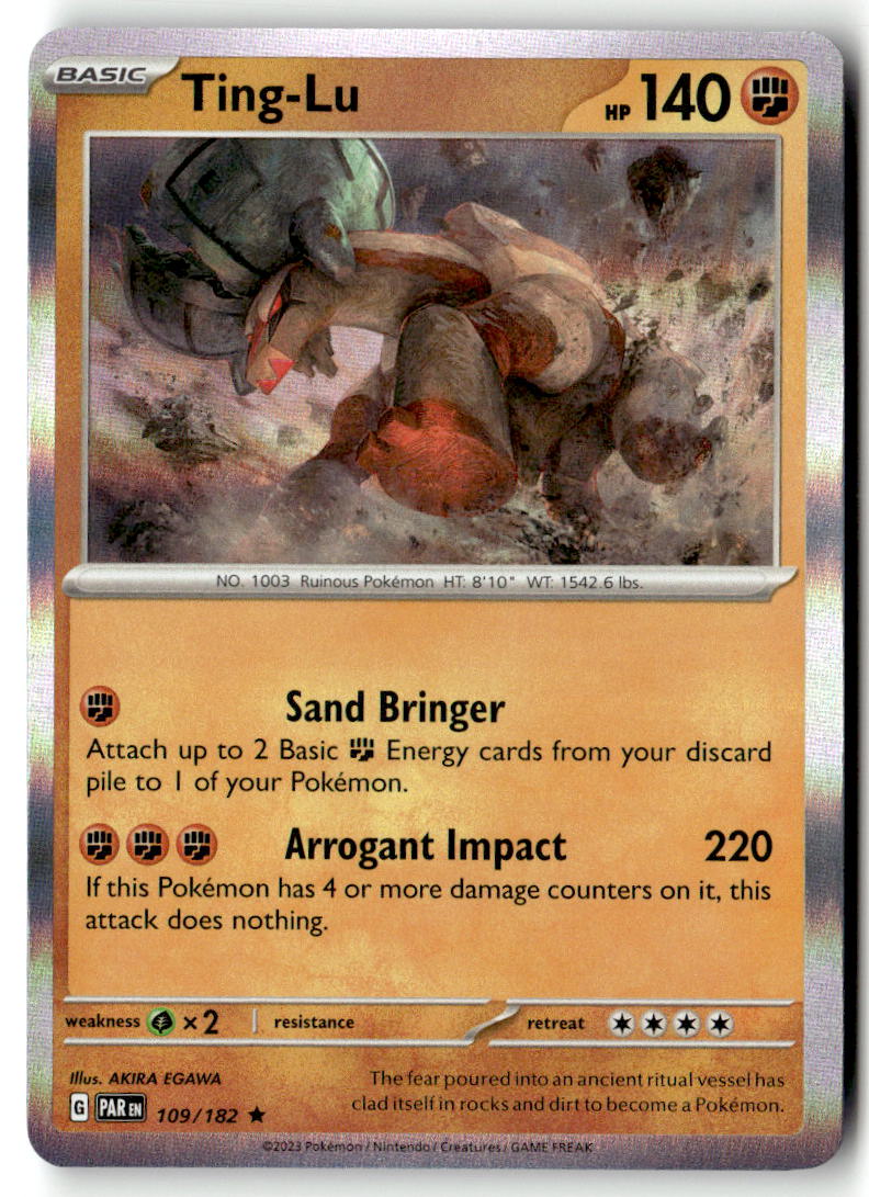 Front of Ting-Lu 109/182 from Paradox Rift