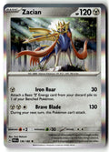 Front of Zacian 136/182 from Paradox Rift