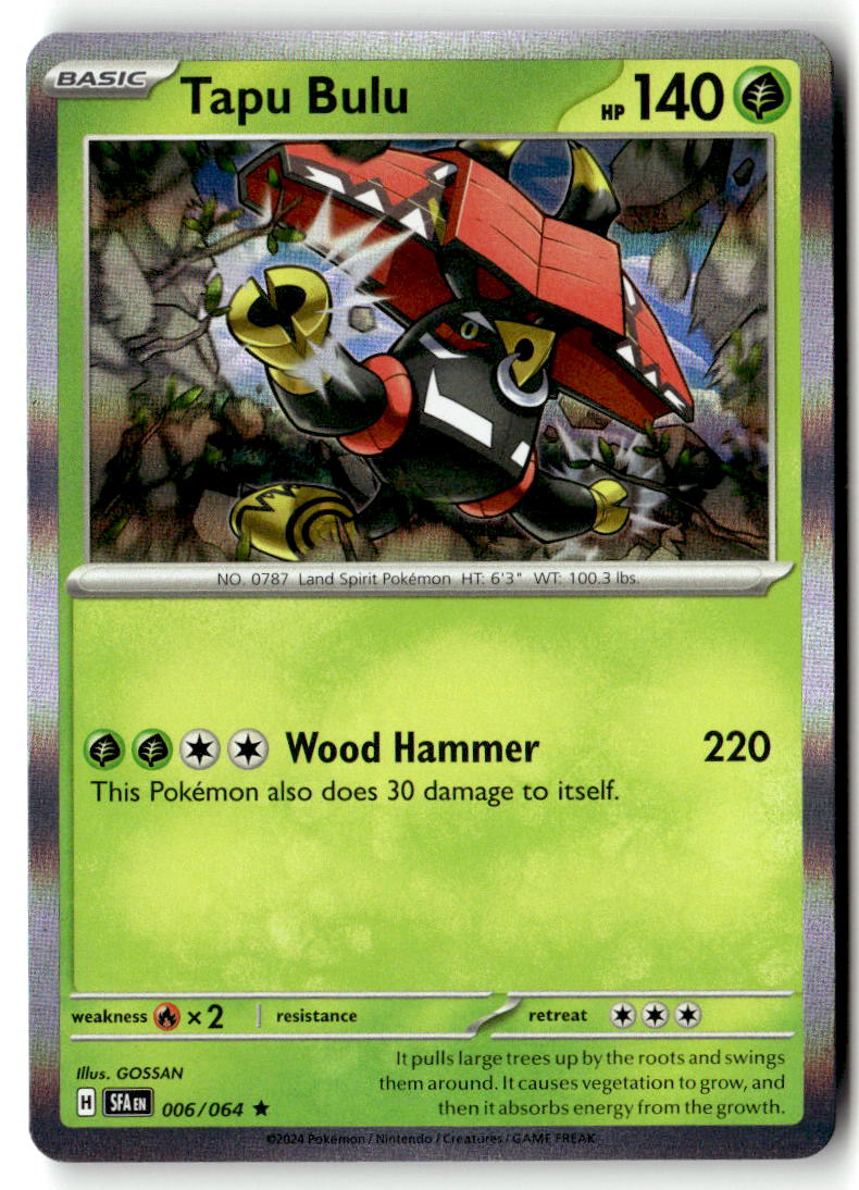 Front of Tapu Bulu 006/064 from Shrouded Fable