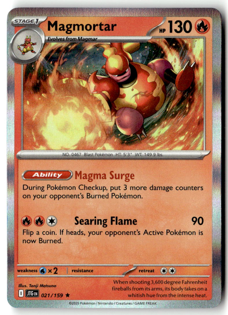 Front of Magmortar 021/159 from Journey Together
