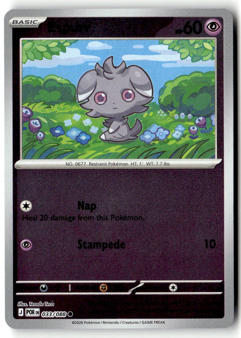 Front of Espurr 033/088 from Perfect Order