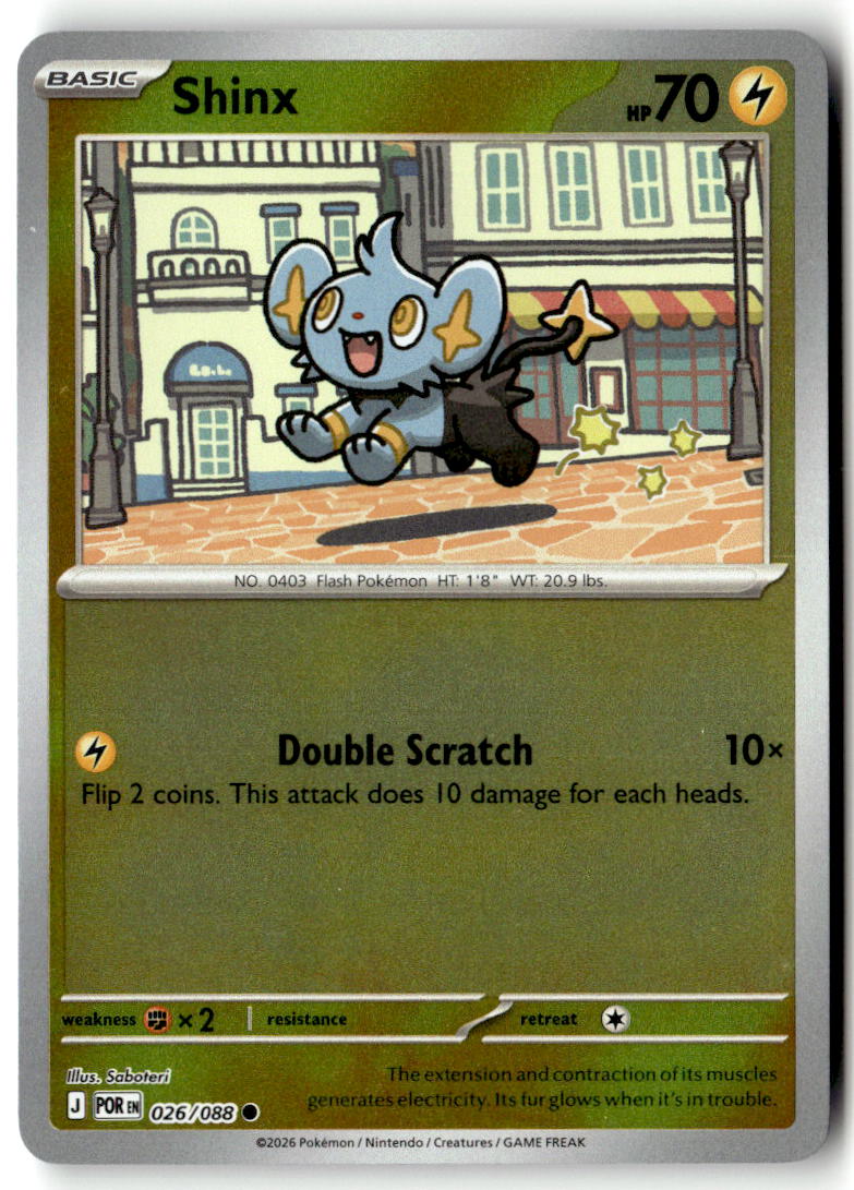 Front of Shinx 026/088 from Perfect Order