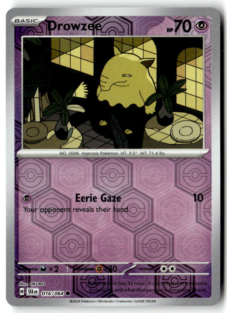 Front of Drowzee 016/064 from Shrouded Fable