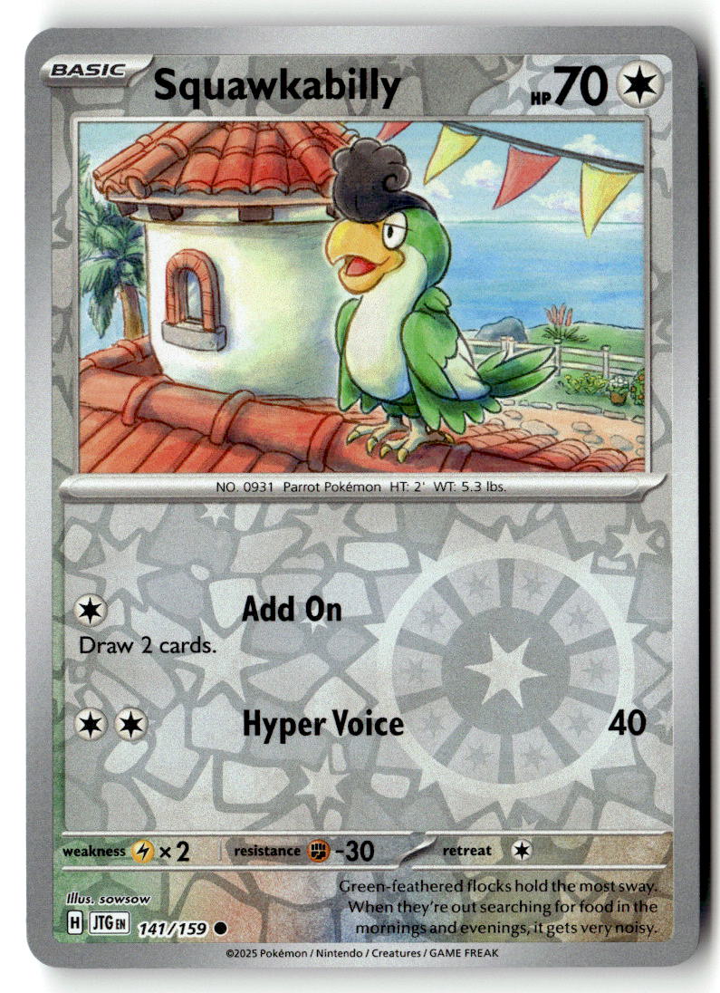 Front of Squawkabilly 141/159 from Journey Together