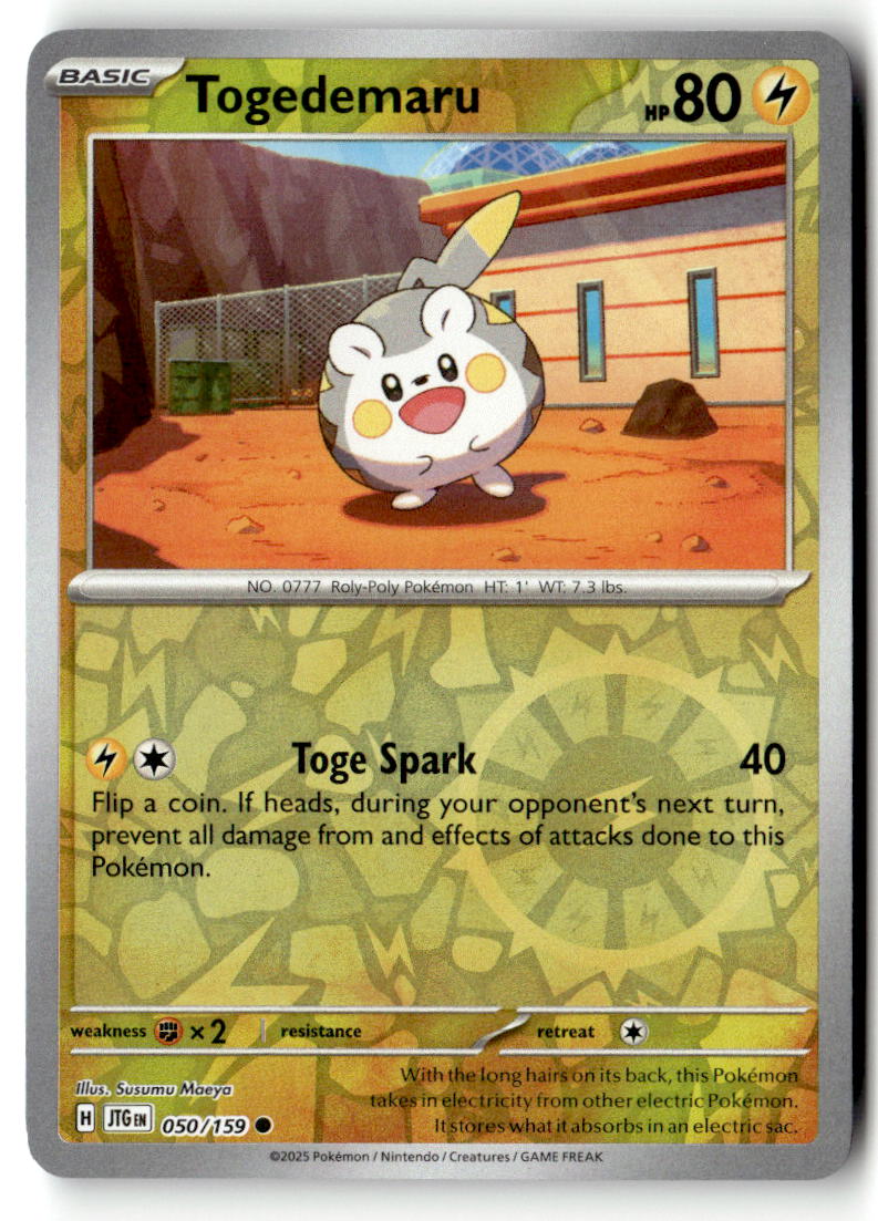 Front of Togedemaru 050/159 from Journey Together