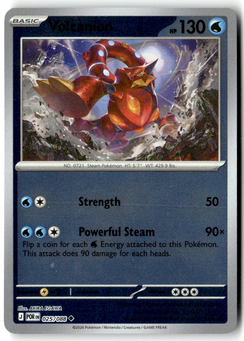Front of Volcanion 025/088 from Perfect Order