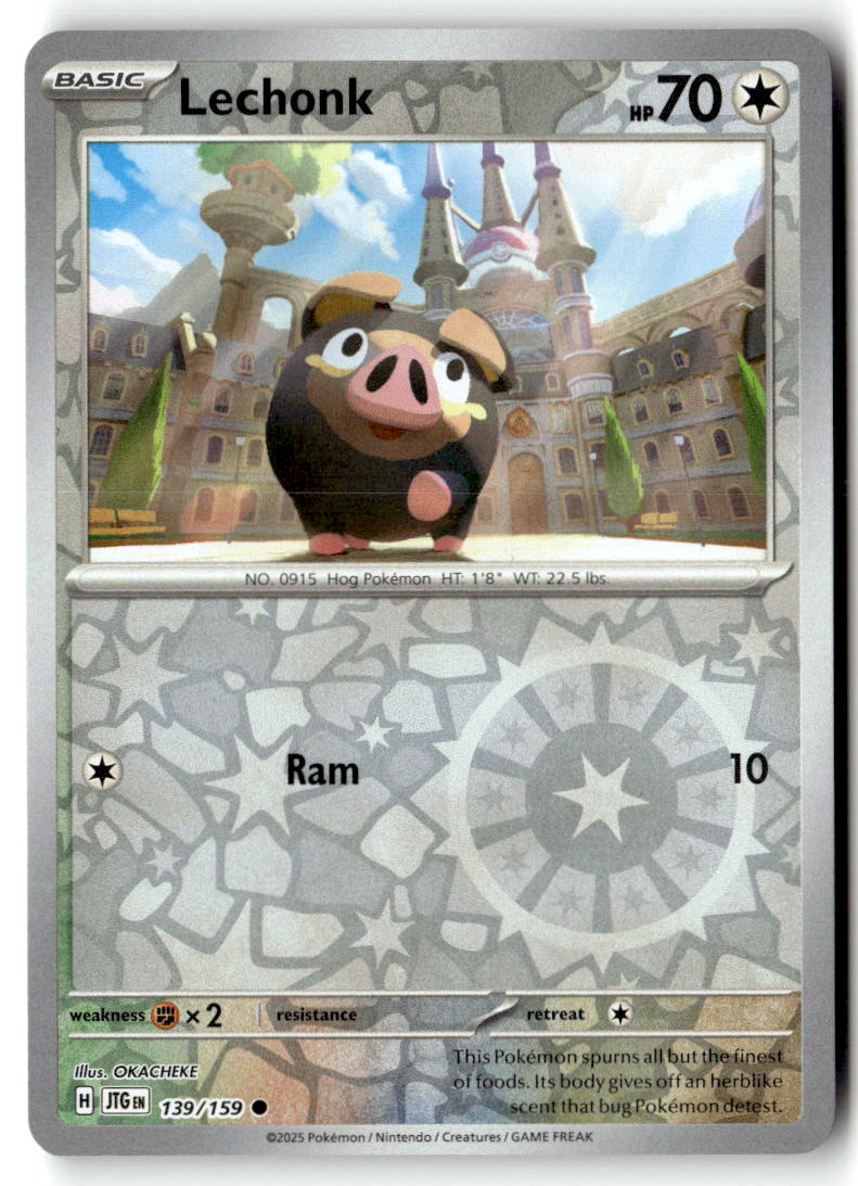Front of Lechonk 139/159 from Journey Together