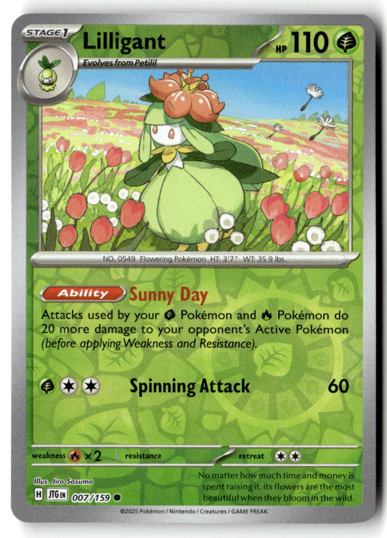Front of Lilligant 007/159 from Journey Together