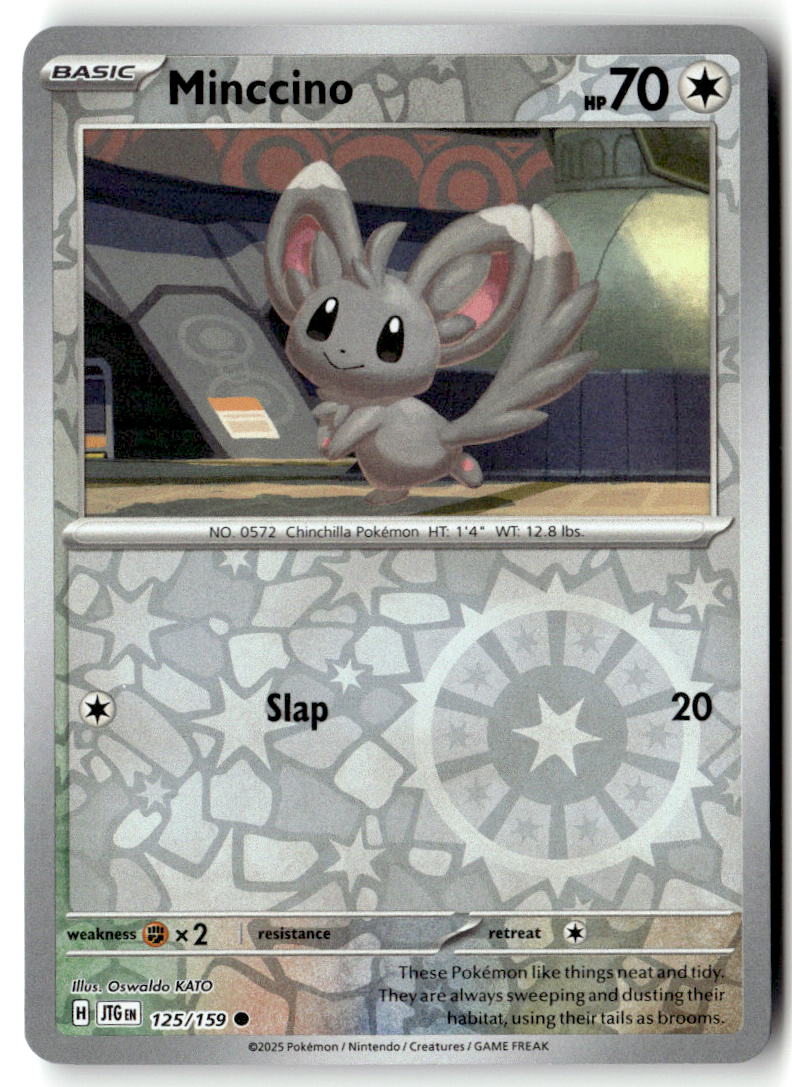 Front of Minccino 125/159 from Journey Together