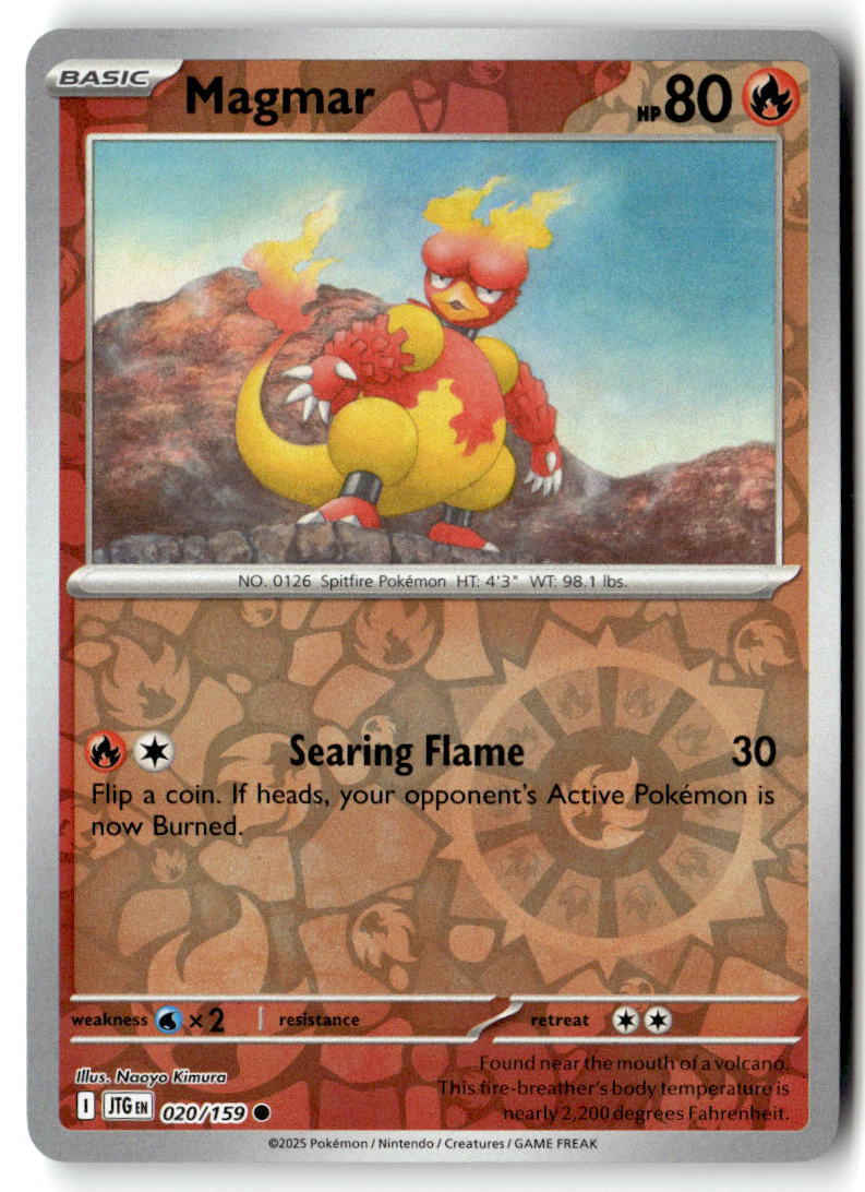 Front of Magmar 020/159 from Journey Together