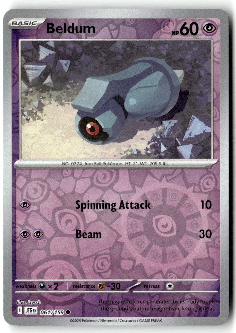 Front of Beldum 061/159 from Journey Together