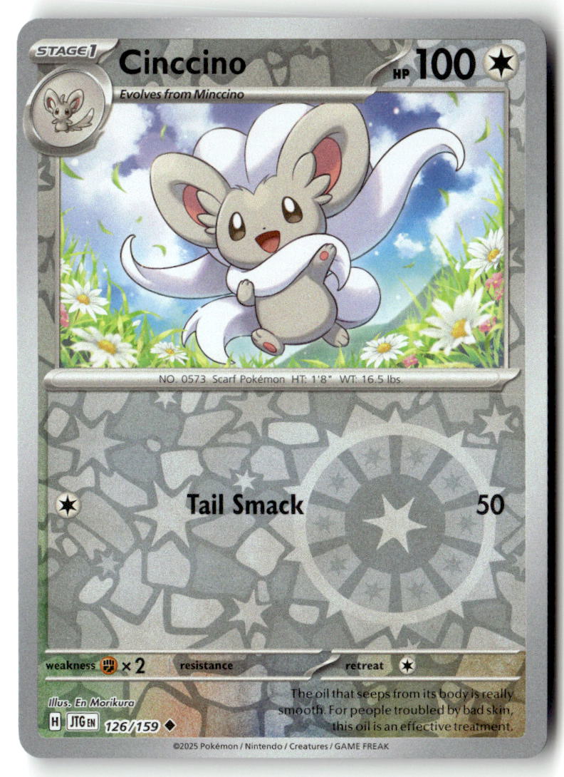 Front of Cinccino 126/159 from Journey Together