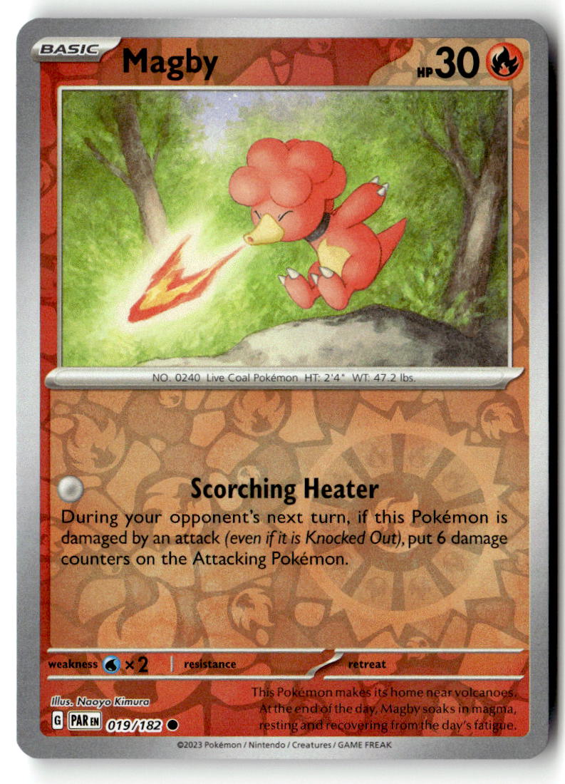 Front of Magby 019/182 from Paradox Rift