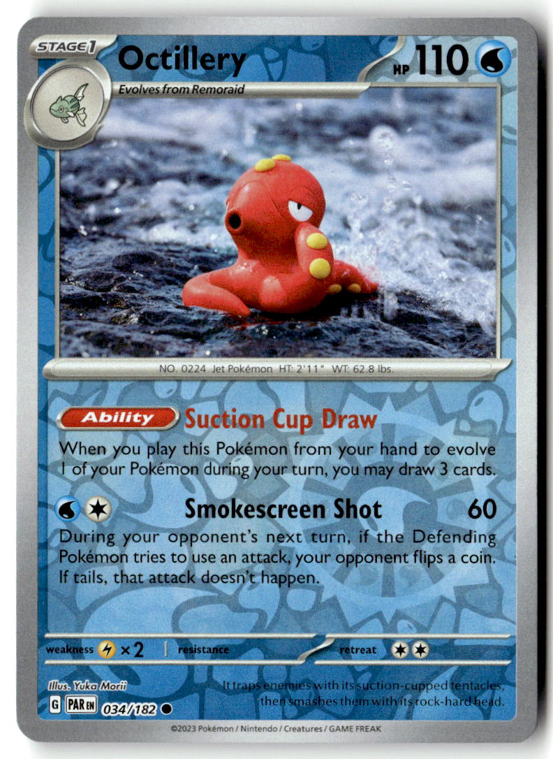 Front of Octillery 034/182 from Paradox Rift