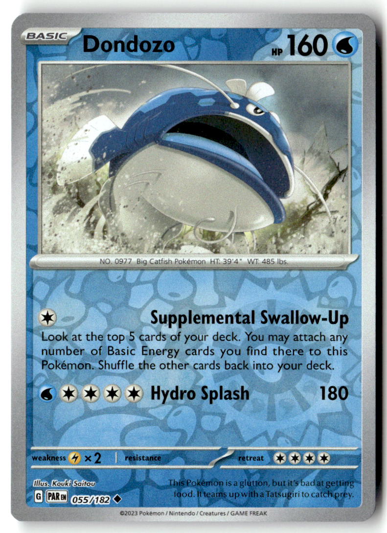Front of Dondozo 055/182 from Paradox Rift