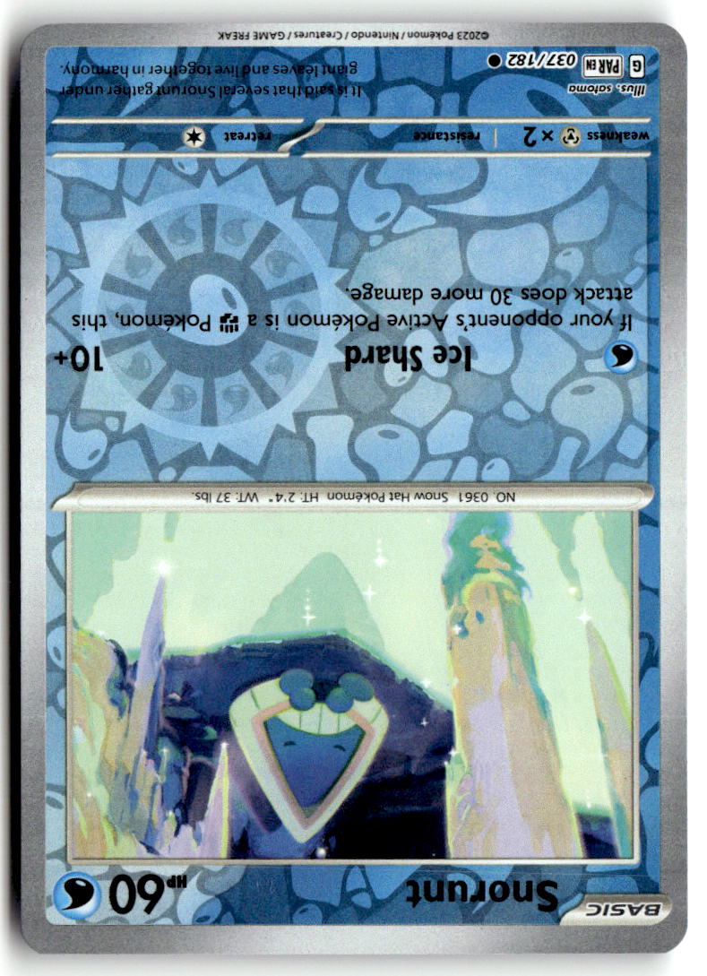 Front of Snorunt 037/182 from Paradox Rift
