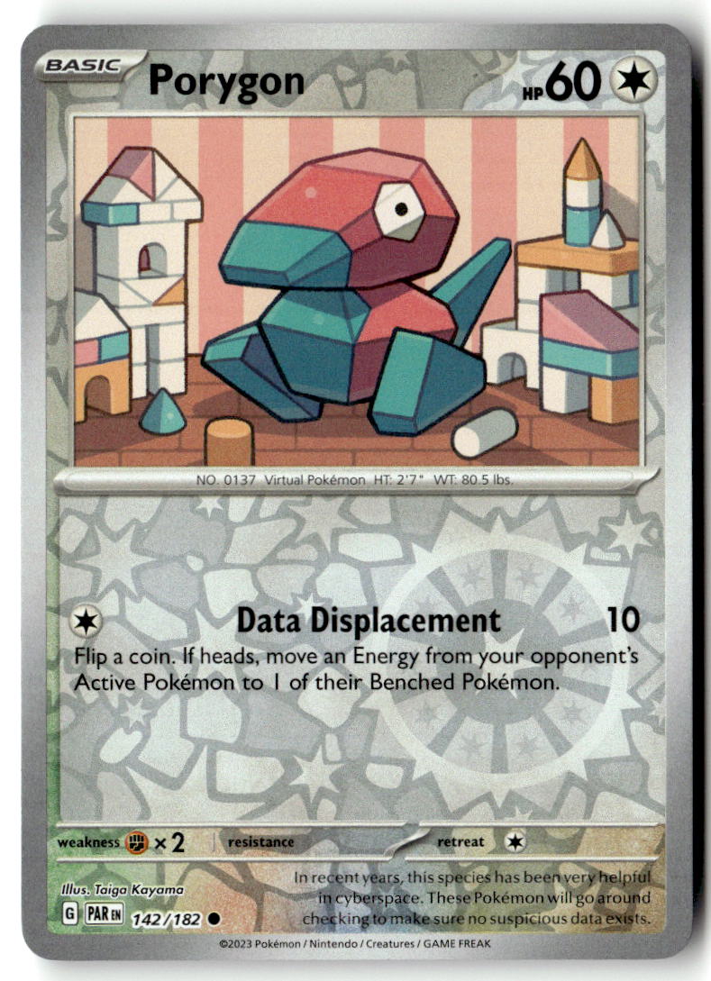 Front of Porygon 142/182 from Paradox Rift