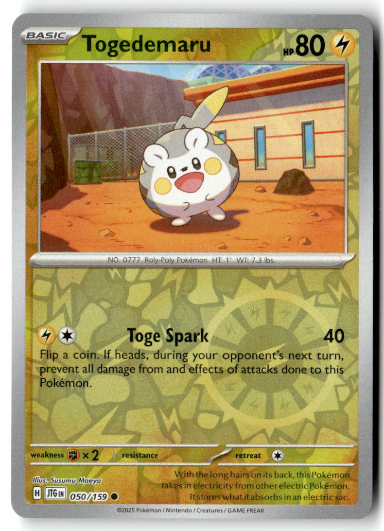 Front of Togedemaru 050/159 from Journey Together