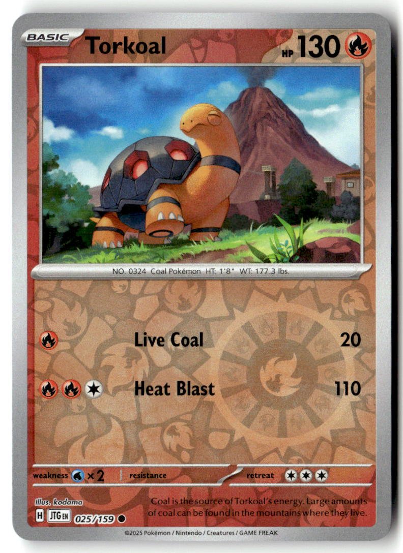 Front of Torkoal 025/159 from Journey Together