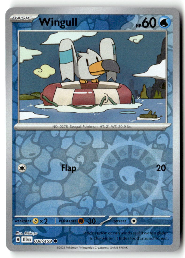 Front of Wingull 038/159 from Journey Together