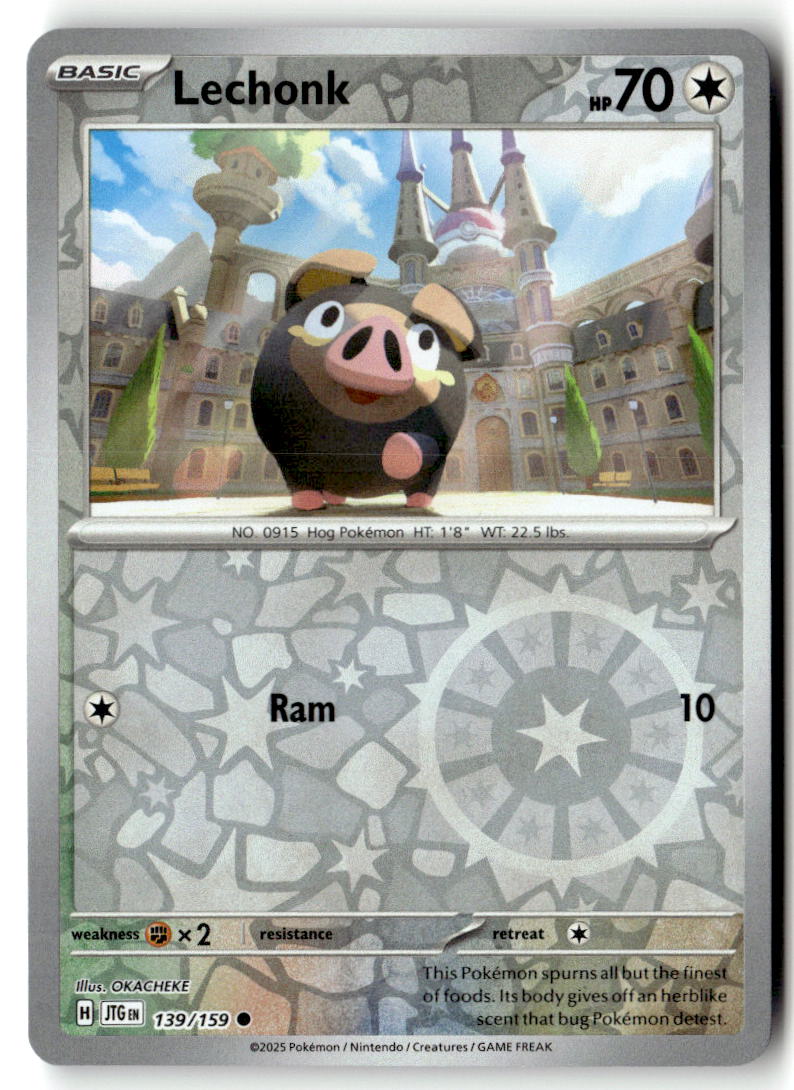Front of Lechonk 139/159 from Journey Together
