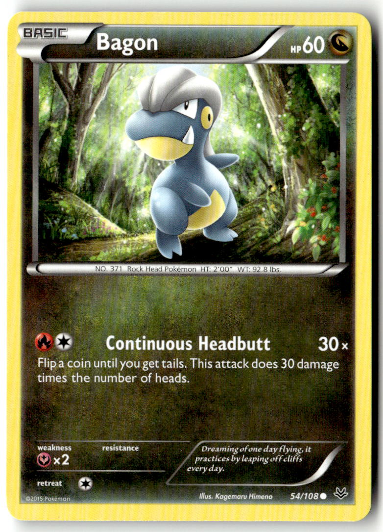 Front of Bagon (54) 54/108 from XY - Roaring Skies