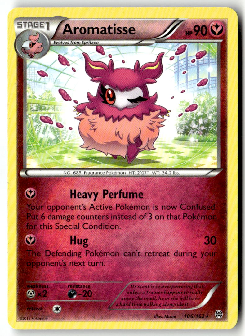 Front of Aromatisse 106/162 from XY - BREAKthrough