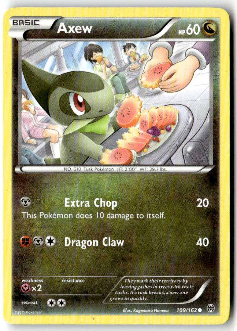 Front of Axew (109) 109/162 from XY - BREAKthrough