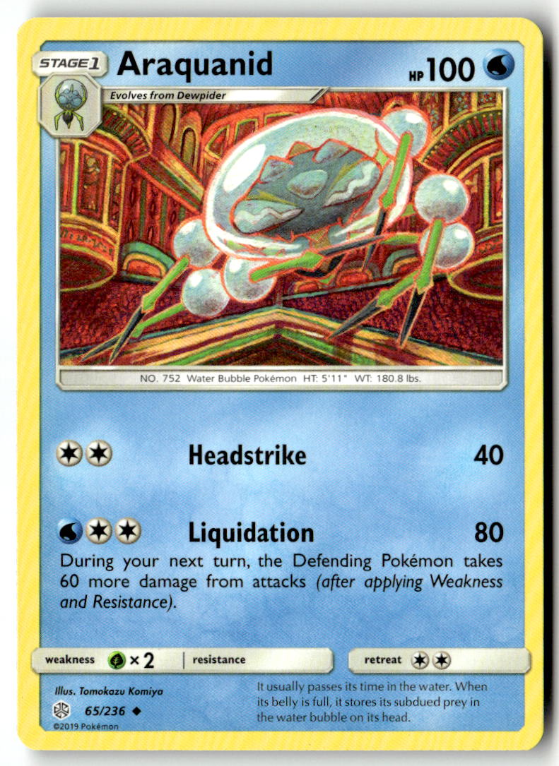 Front of Araquanid 65/236 from SM - Cosmic Eclipse