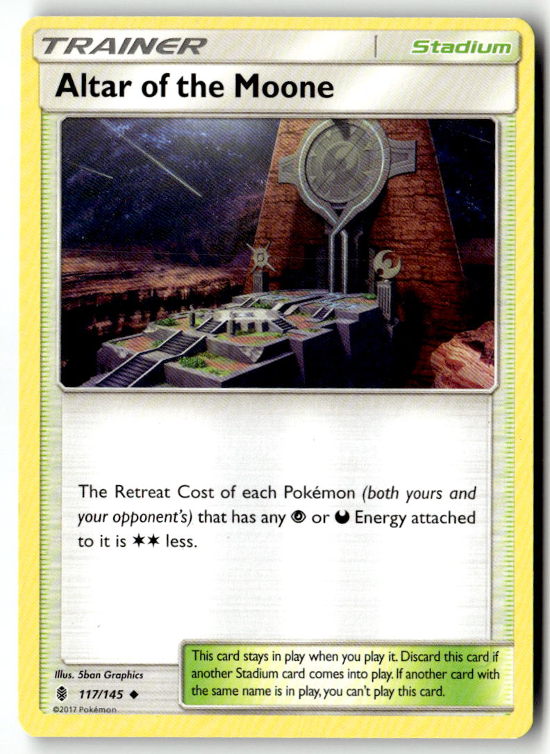 Front of Altar of the Moone 117/145 from SM - Guardians Rising