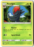 Front of Accelgor 9/111 from SM - Crimson Invasion