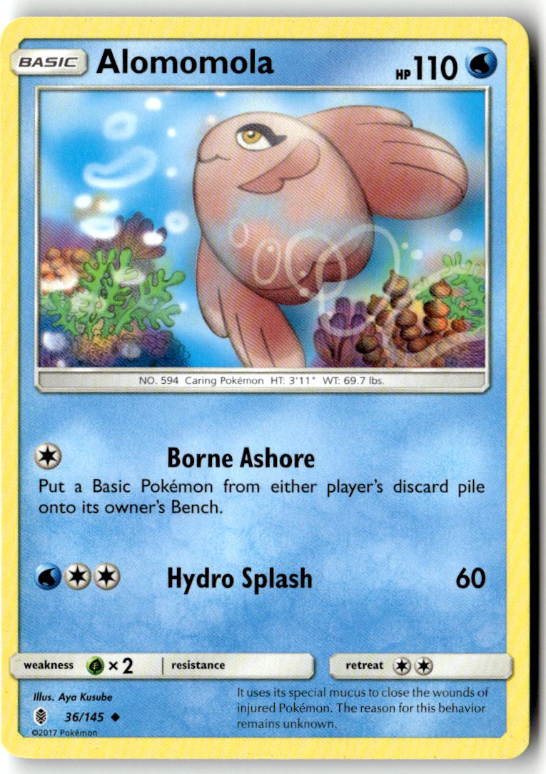 Front of Alomomola 36/145 from SM - Guardians Rising