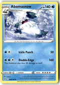 Front of Abomasnow 043/196 from Lost Origin