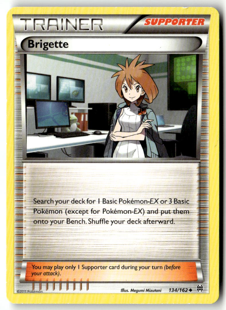 Front of Brigette 134/162 from XY - BREAKthrough
