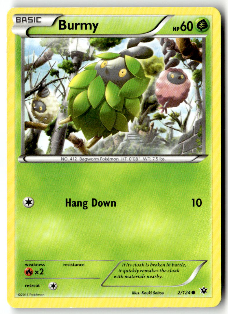Front of Burmy 2/124 from XY - Fates Collide