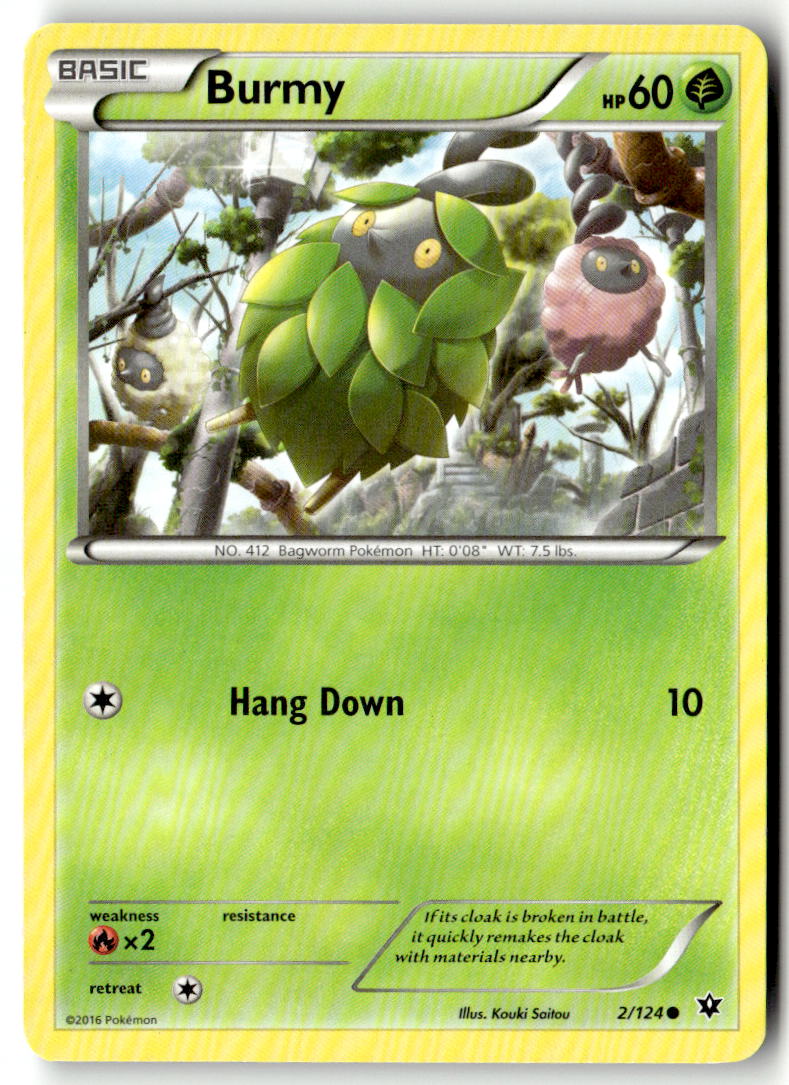 Front of Burmy 2/124 from XY - Fates Collide