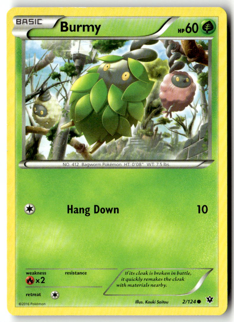 Front of Burmy 2/124 from XY - Fates Collide