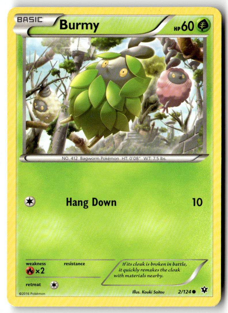 Front of Burmy 2/124 from XY - Fates Collide