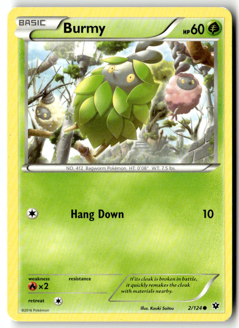 Front of Burmy 2/124 from XY - Fates Collide