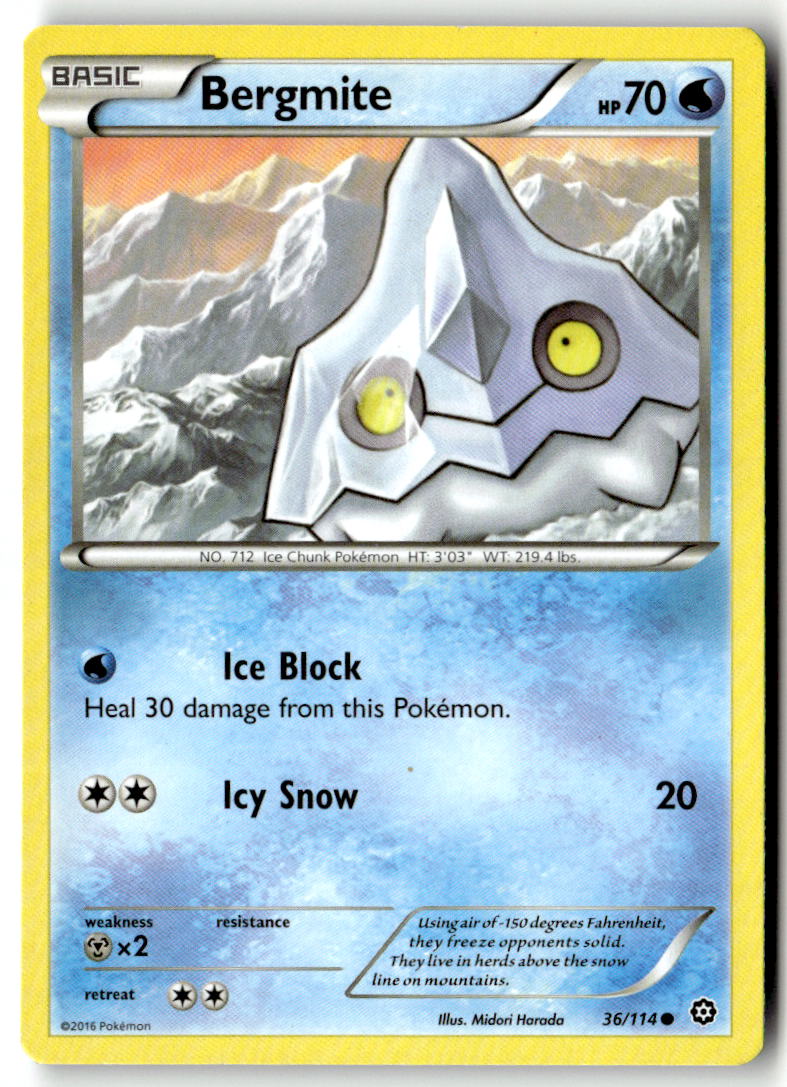 Front of Bergmite 36/114 from XY - Steam Siege