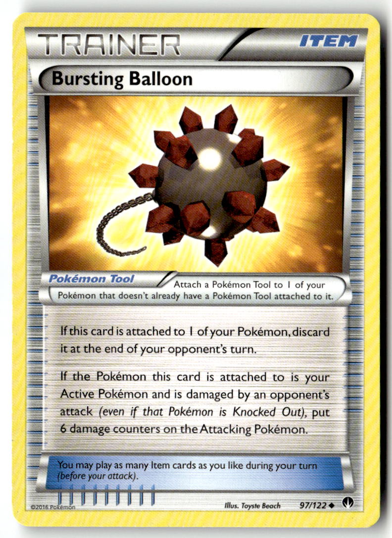 Front of Bursting Balloon 97/122 from XY - BREAKpoint