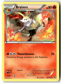 Front of Braixen 26/162 from XY - BREAKthrough
