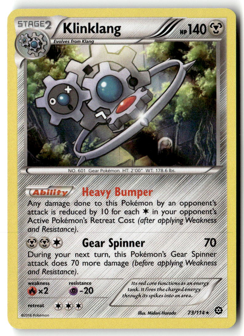 Front of Klinklang 73/114 from XY - Steam Siege