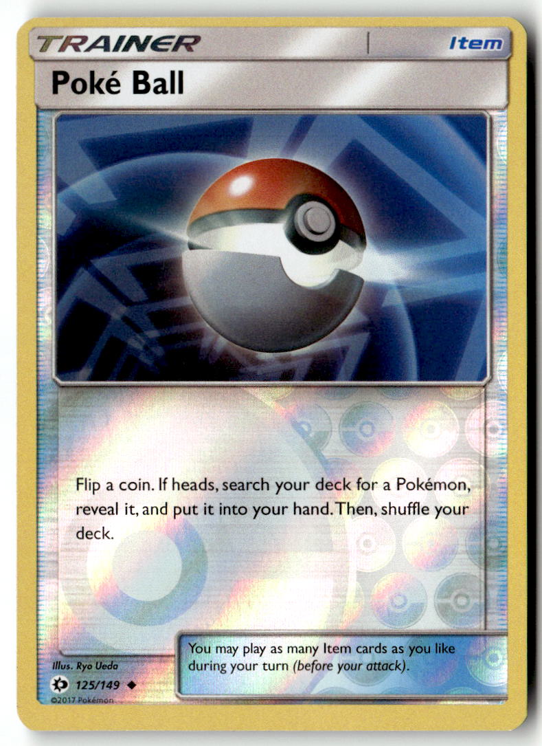 Front of Poke Ball 125/149 from SM Base Set