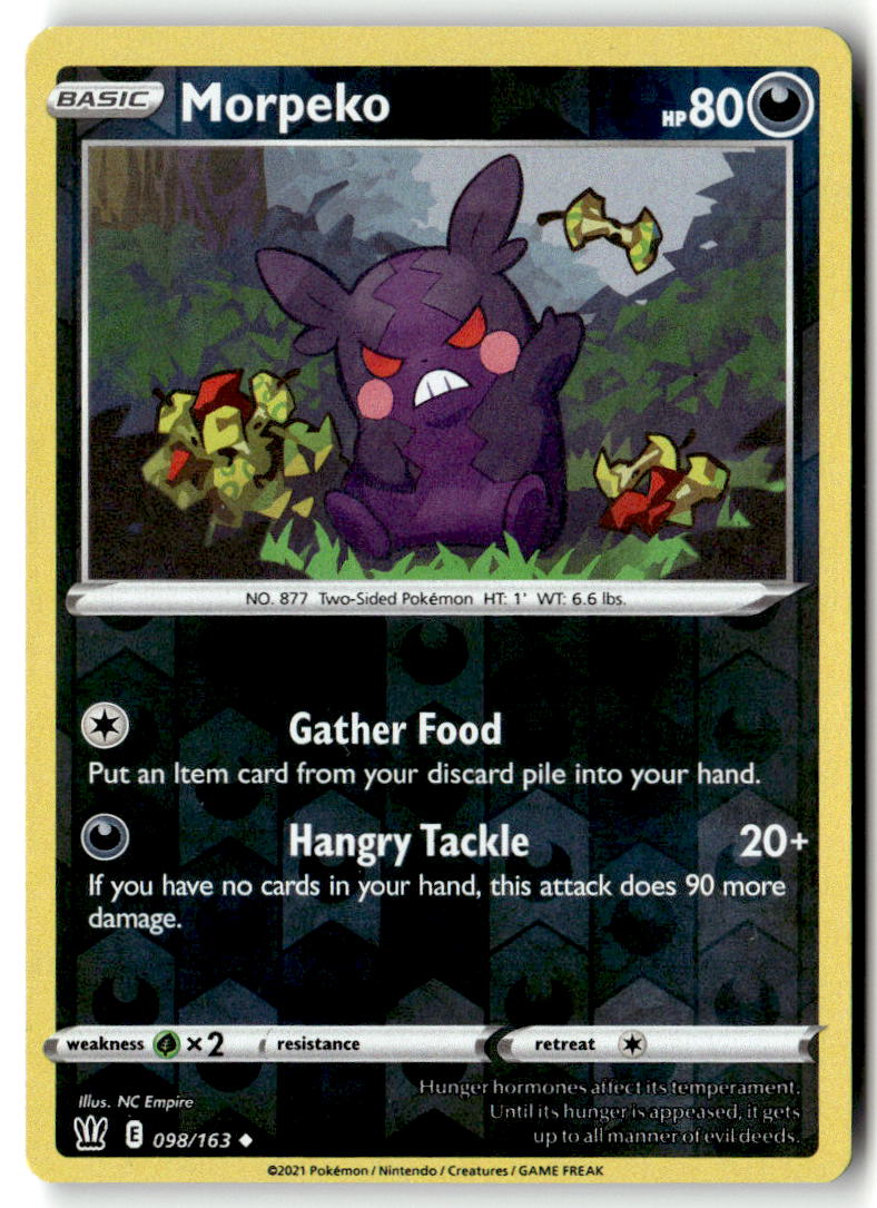 Front of Morpeko 098/163 from Battle Styles